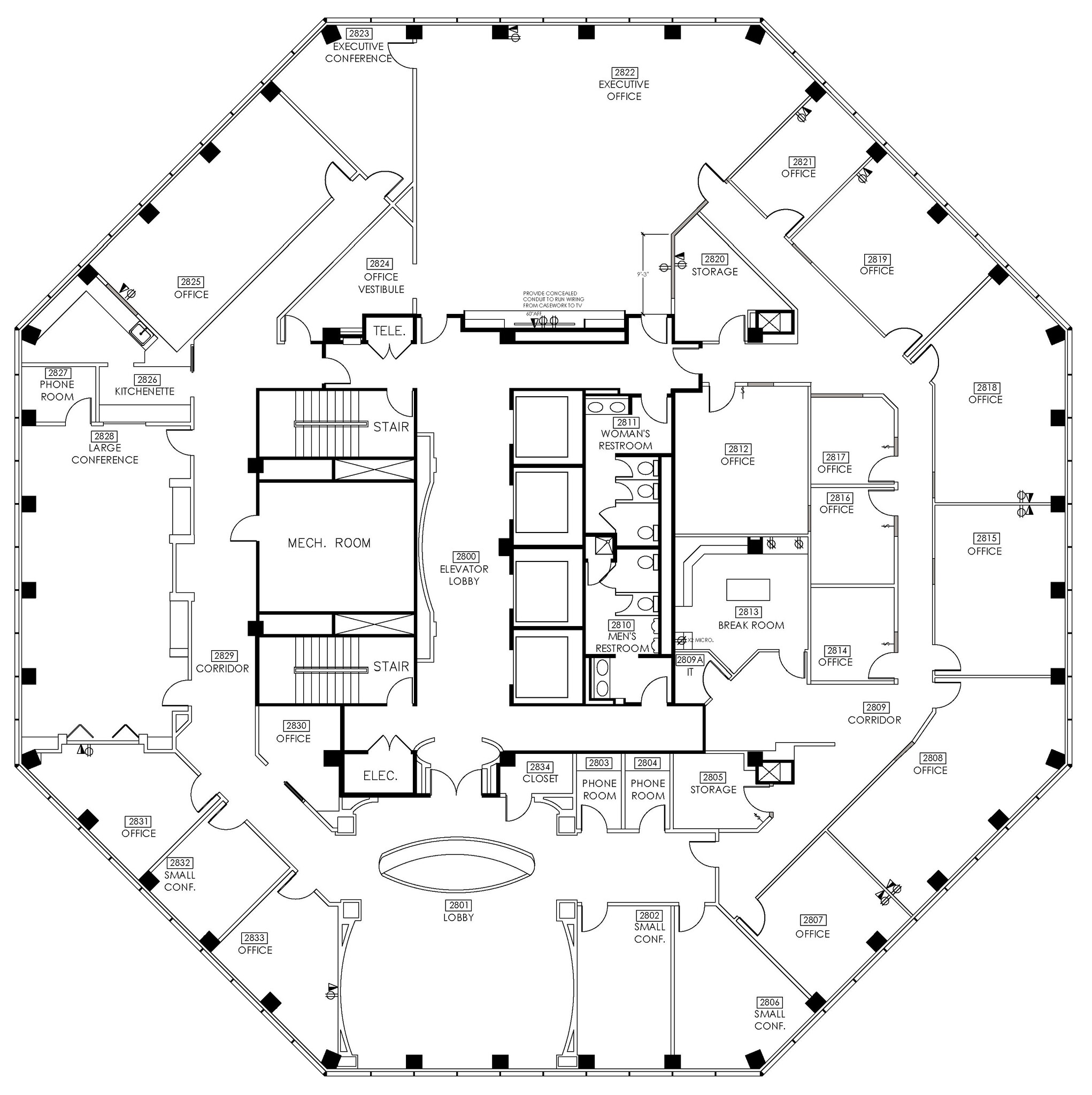 250 W Main St, Lexington, KY à louer Plan d’étage– Image 1 sur 1