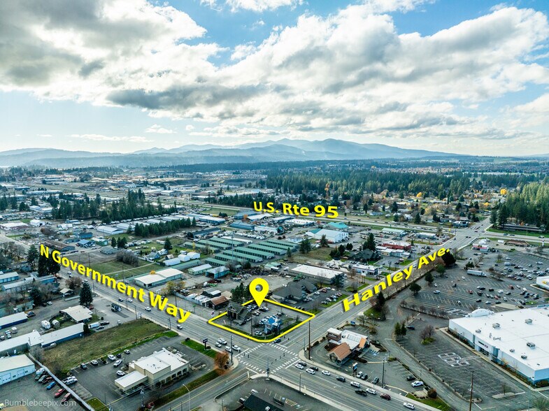 124 W Hanley Ave, Coeur d'Alene, ID à vendre - Aérien – Image 3 sur 24