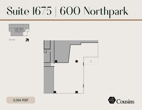 1200 Abernathy Rd NE, Atlanta, GA à louer Plan d’étage– Image 1 sur 1