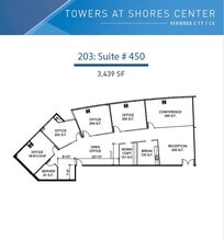 201 Redwood Shores Pky, Redwood City, CA à louer Plan d’étage– Image 1 sur 1