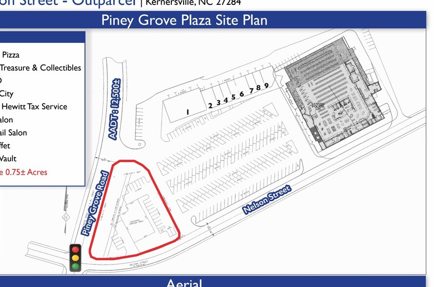 535 Nelson St, Kernersville, NC à louer - Plan de site – Image 2 sur 2