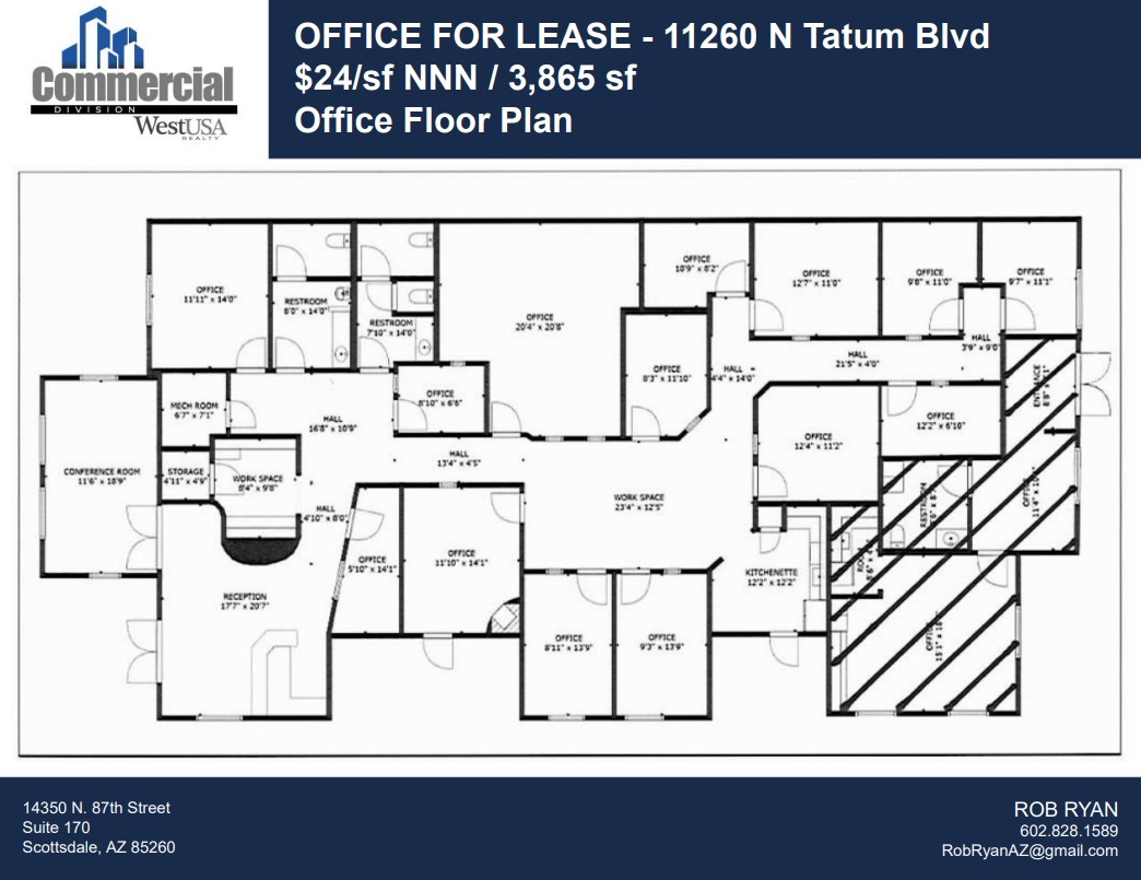 11260 N Tatum Blvd, Phoenix, AZ à louer Plan d’étage– Image 1 sur 1