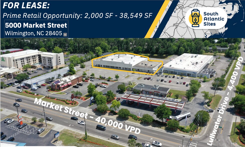 5000 Market St, Wilmington, NC à louer - Photo de l’immeuble – Image 1 sur 8
