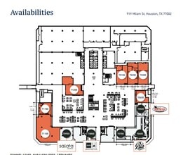 919 Milam St, Houston, TX à vendre Plan d’étage– Image 1 sur 10