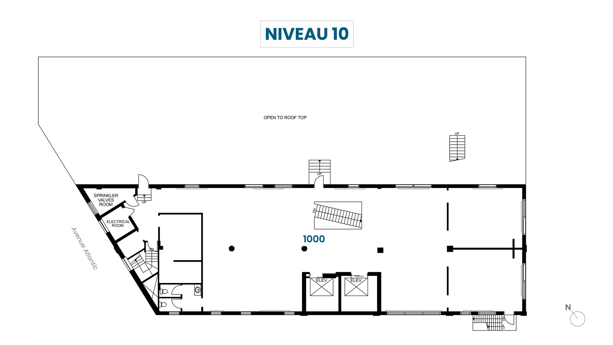400 Av Atlantic, Montréal, QC à louer Plan d’étage– Image 1 sur 1