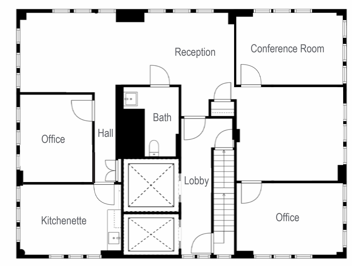 409 13th St, Oakland, CA à louer Plan d’étage– Image 1 sur 1