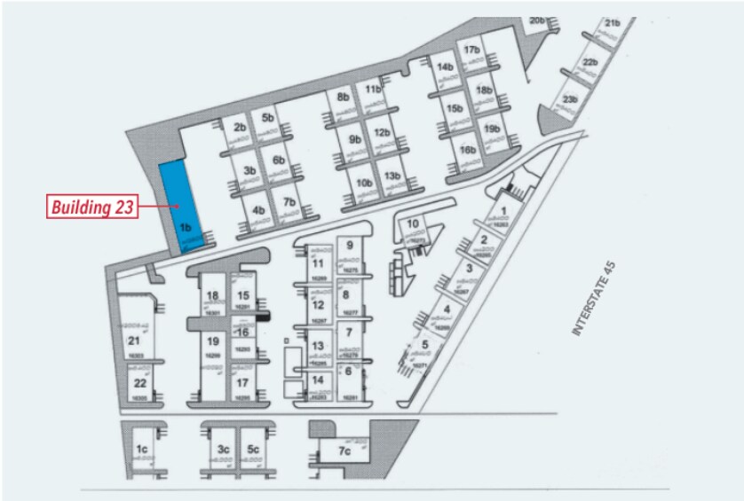 North Freeway Service Rd, Houston, TX à louer - Plan de site – Image 3 sur 3