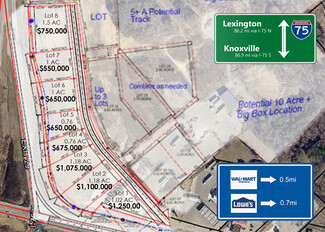 Plus de détails pour 0000 Cumberland Gap Parkway, Corbin, KY - Terrain à vendre