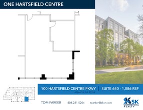 100 Hartsfield Centre Pky, Atlanta, GA à louer Plan de site– Image 1 sur 1