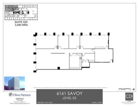 6161 Savoy Dr, Houston, TX à louer Plan de site– Image 1 sur 1