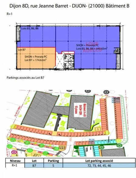 8 Rue Jeanne Barret, Dijon à louer - Plan d’étage – Image 2 sur 4