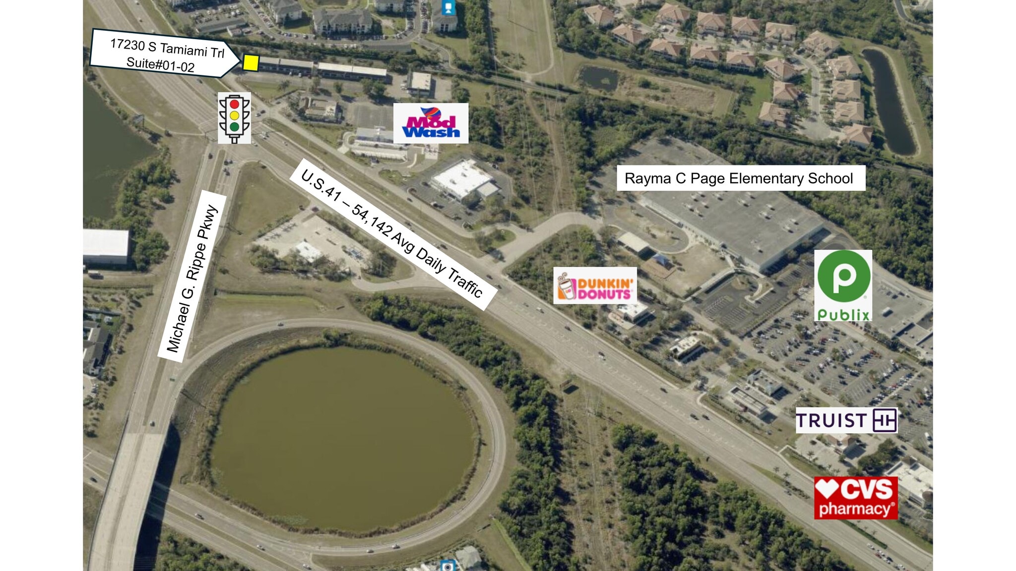 17230-17250 S Tamiami Trl, Fort Myers, FL à louer Plan de site– Image 1 sur 17