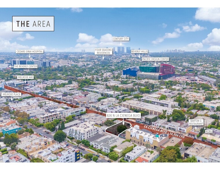 826 N La Cienega Blvd, West Hollywood, CA à louer - Photo de l’immeuble – Image 2 sur 20
