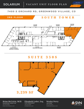 7400 E Orchard Rd, Greenwood Village, CO à louer Plan d’étage– Image 1 sur 1