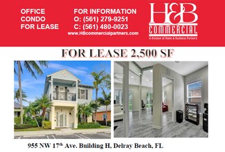 Plus de détails pour 955 NW 17th Ave, Delray Beach, FL - Bureau à louer