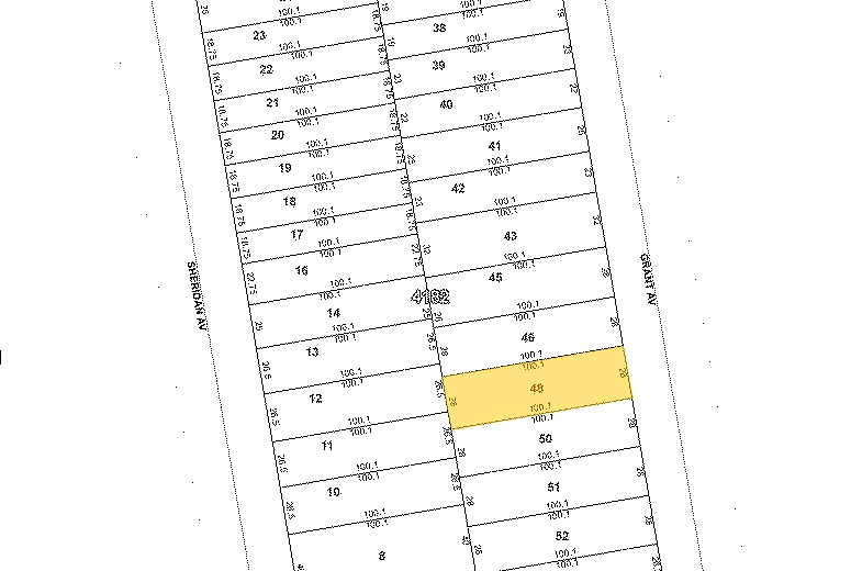 460 Grant Ave, Brooklyn, NY à vendre - Plan cadastral – Image 2 sur 30