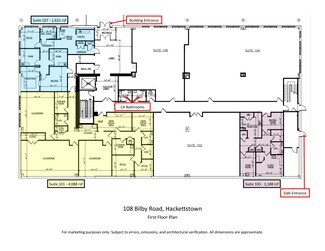 Plus de détails pour 108 Bilby Rd, Hackettstown, NJ - Bureau/Médical à louer