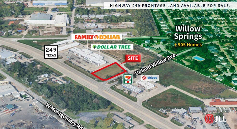 Hwy 249 & Upland Willow Ave, Houston, TX à vendre - Aérien – Image 1 sur 2