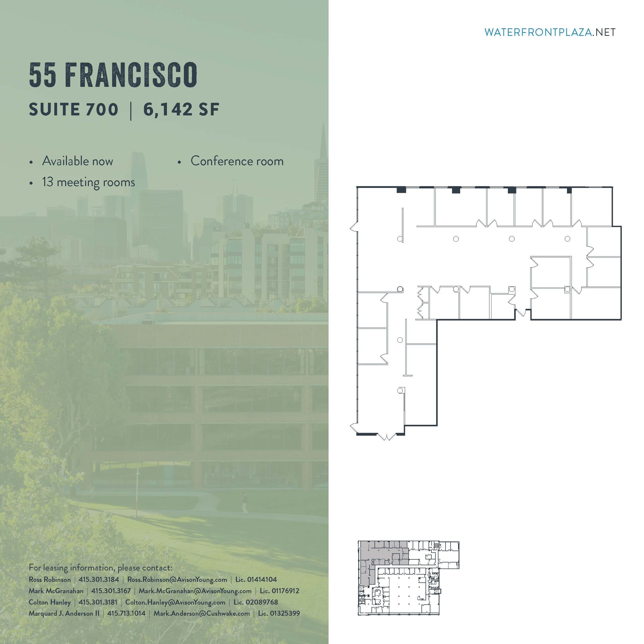 1700 Montgomery St, San Francisco, CA à louer Plan d’étage– Image 1 sur 1
