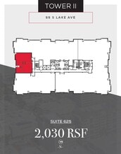 800 E Colorado Blvd, Pasadena, CA à louer Plan d’étage– Image 1 sur 1