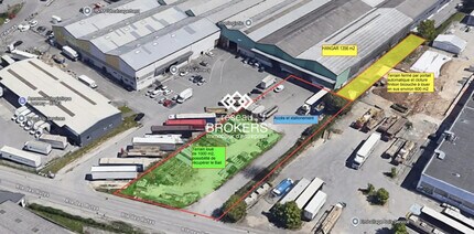 Annecy, HS - VUE AÉRIENNE vue de carte