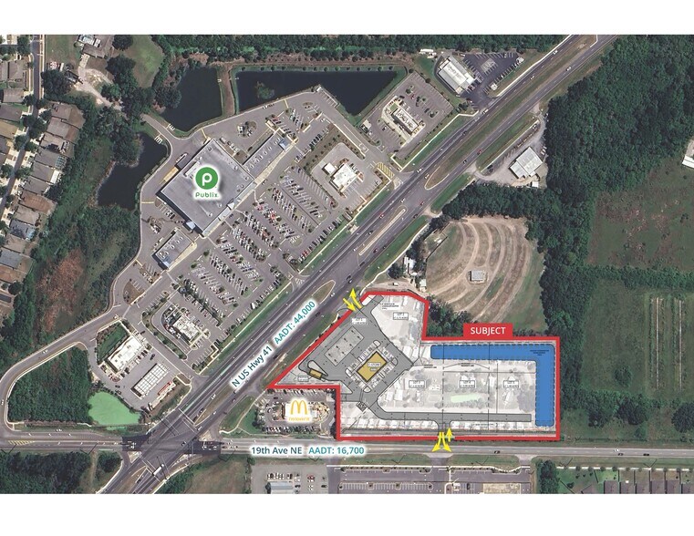 424 19th Ave NE, Ruskin, FL à louer - Plan de site – Image 1 sur 1