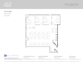 401 E las olas Blvd, Fort Lauderdale, FL à louer Plan d’étage– Image 1 sur 1