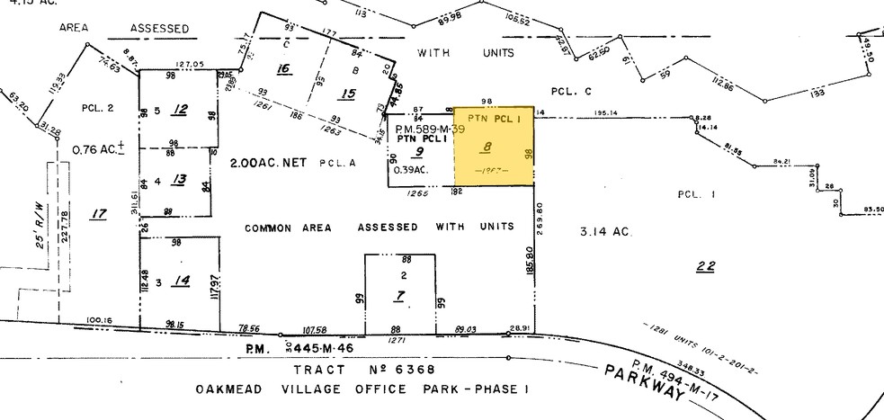 1267 Oakmead Pky, Sunnyvale, CA à louer - Plan cadastral – Image 3 sur 4