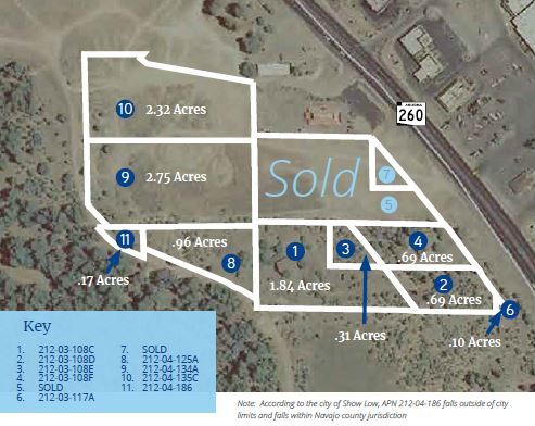 4480-4490 S White Mountain Rd, Show Low, AZ à vendre Photo principale– Image 1 sur 4
