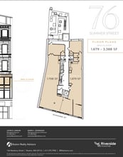 76 Summer St, Boston, MA à louer Plan d’étage– Image 2 sur 2