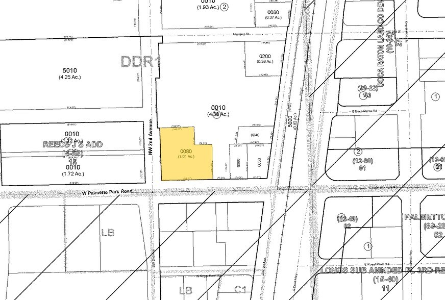 199 W Palmetto Park Rd, Boca Raton, FL à louer - Plan cadastral – Image 3 sur 12