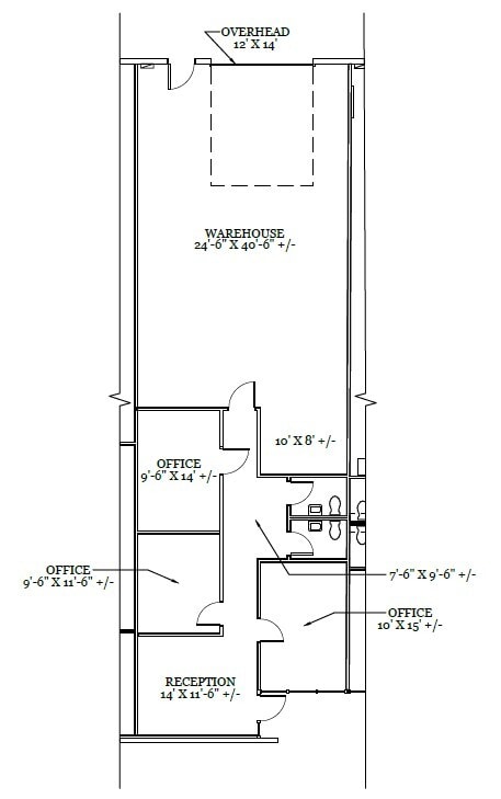 10031 Monroe Dr, Dallas, TX à louer Plan d’étage– Image 1 sur 1