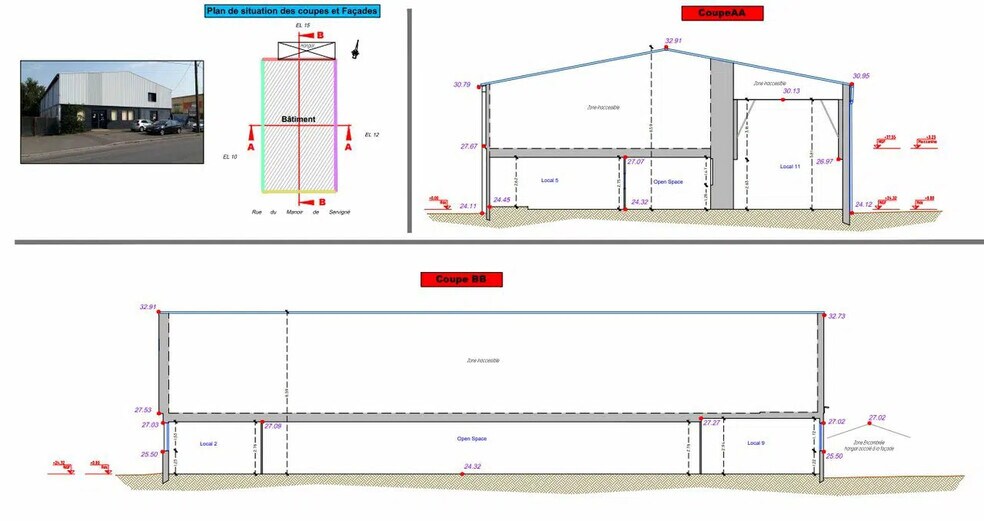 Local d'activités dans Rennes à vendre - Plan d’étage – Image 3 sur 3