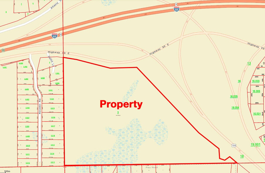 U.S. Hwy 80 Hwy, Pike Road, AL à vendre - Plan cadastral – Image 3 sur 3