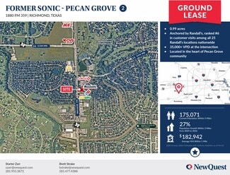 Plus de détails pour 1880 FM 359 Rd, Richmond, TX - Terrain à louer
