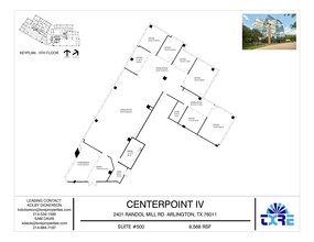 2401 E Randol Mill Rd, Arlington, TX à louer Plan d’étage– Image 1 sur 3