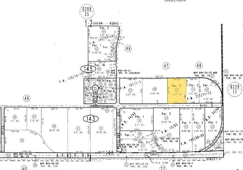 11246 Jersey Blvd, Rancho Cucamonga, CA à louer - Plan cadastral – Image 2 sur 15
