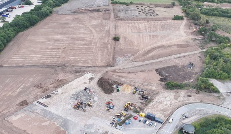 Wrexham Industrial Estate, Holt à louer Aérien– Image 1 sur 3