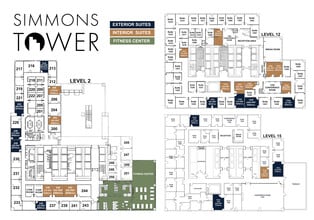 425 W Capitol Ave, Little Rock, AR à louer Plan d’étage– Image 1 sur 10