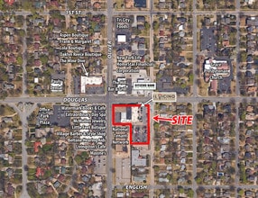 4817 E Douglas Ave, Wichita, KS - VUE AÉRIENNE  vue de carte