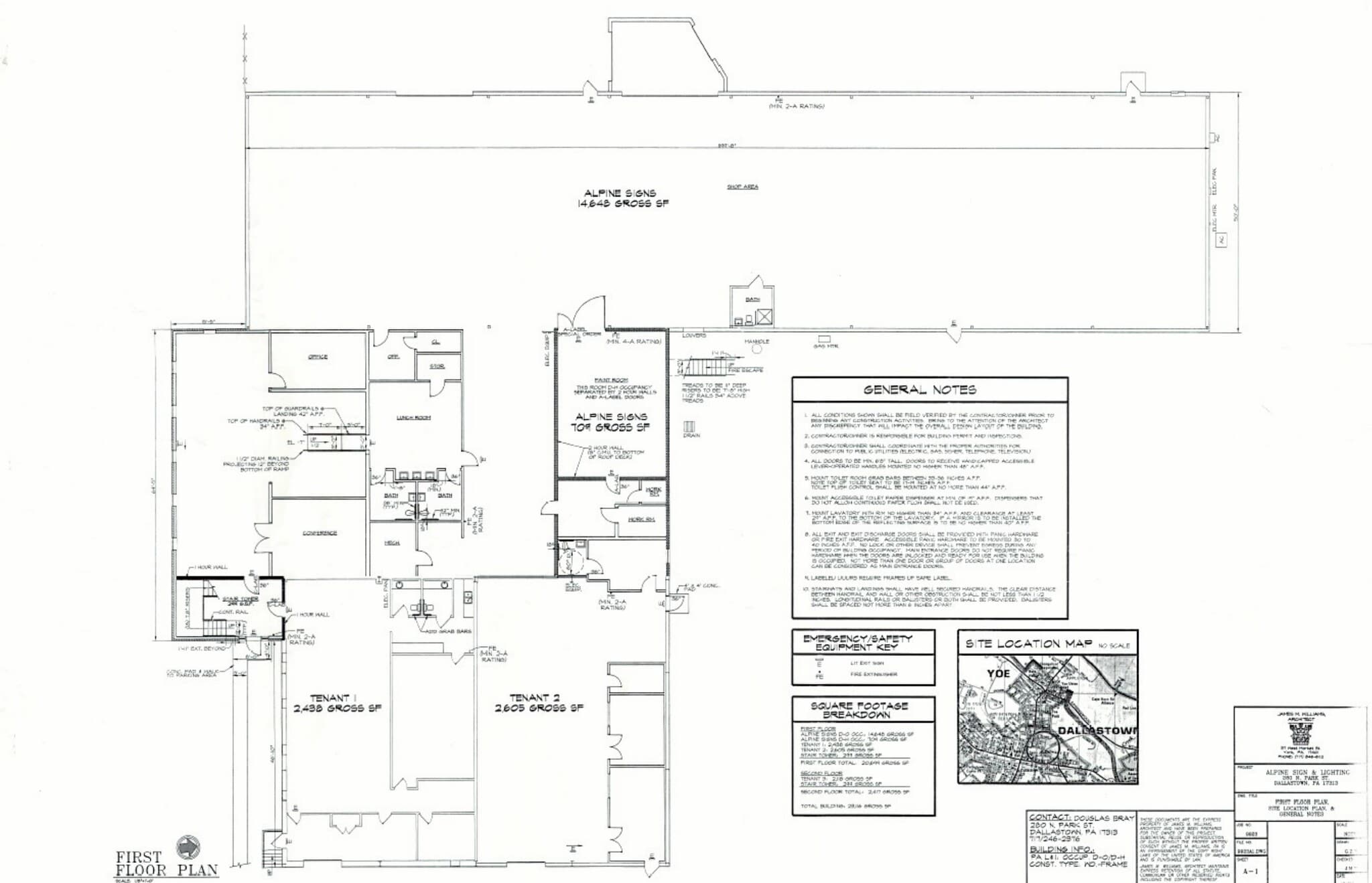 280 N Park St, Dallastown, PA à louer Plan d’étage– Image 1 sur 1
