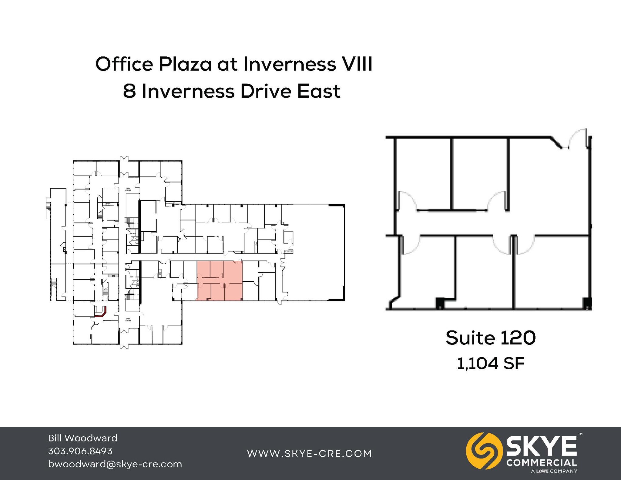 8 Inverness Dr E, Englewood, CO à louer Plan d’étage– Image 1 sur 1