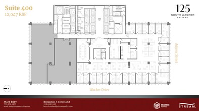 125 S Wacker Dr, Chicago, IL à louer Plan d’étage– Image 1 sur 1