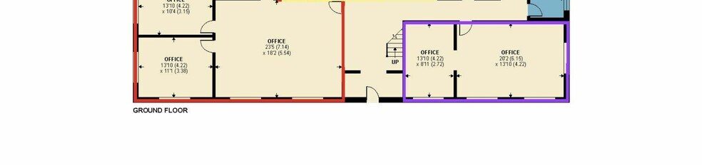 Offices at Crest House, Middle Wallop à louer - Plan d’étage – Image 2 sur 4