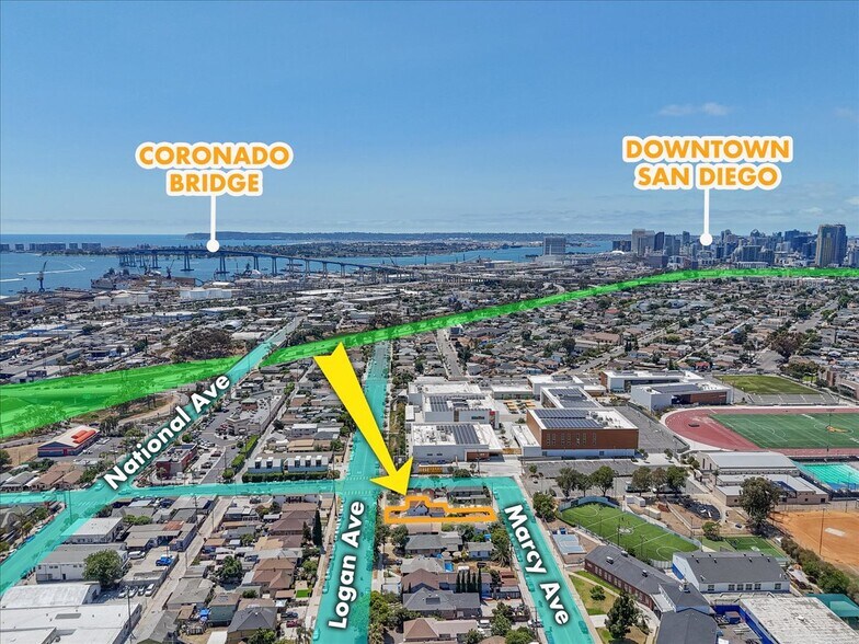 2912 Logan Ave, San Diego, CA à vendre - Photo de l’immeuble – Image 2 sur 10