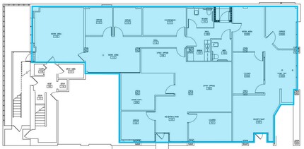 715 Jones St, Fort Worth, TX à louer Plan d’étage– Image 1 sur 1