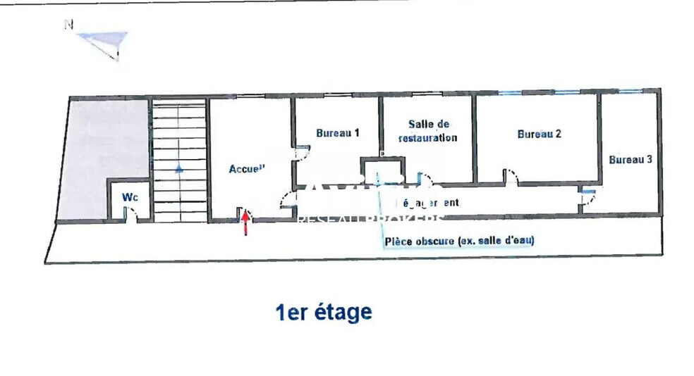Bureau dans Tourrettes à vendre - Plan d’étage – Image 1 sur 8