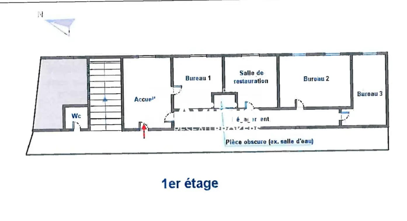 Bureau dans Tourrettes à vendre Plan d’étage– Image 1 sur 9