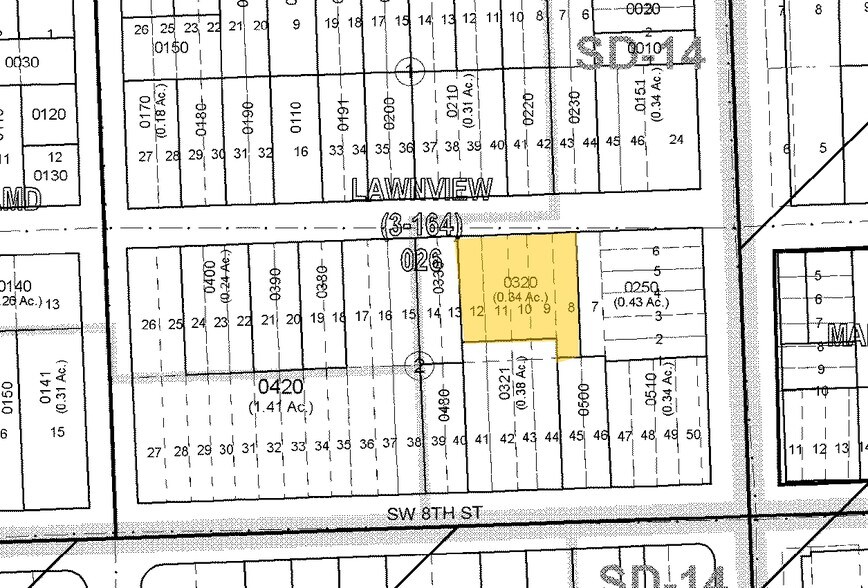 1730 SW 7th St, Miami, FL à vendre - Plan cadastral – Image 3 sur 3