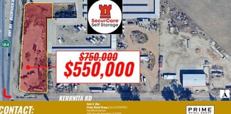 Plus de détails pour NEC Hwy 184 @ Kerrnita Rd, Bakersfield, CA - Terrain à vendre